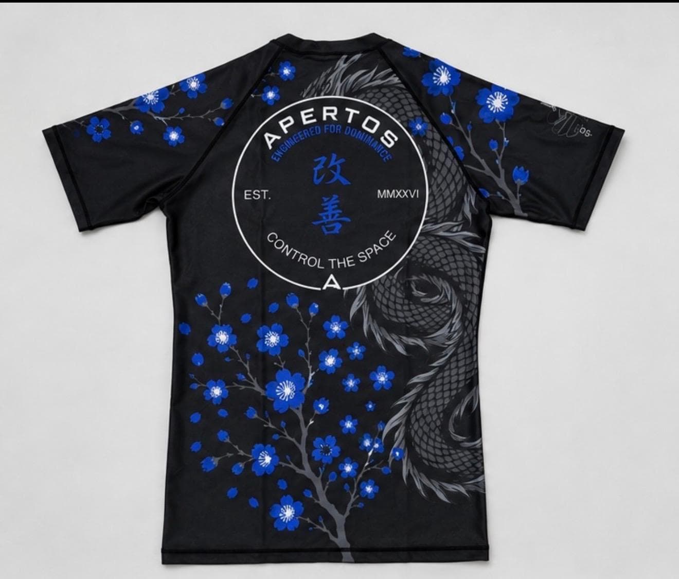 Apertos Sakura Dragon Rashguard view 2
